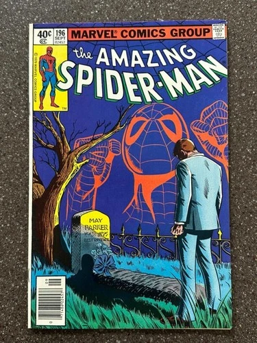 Amazing Spider-Man #196 1st Appearance Of Debra Whitman Newsstand Edition VF+
