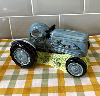 James Herriot's Country Kitchen Fergie Tractor Money Bank. Perfect condition