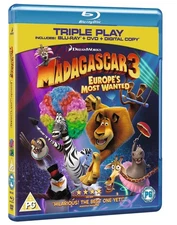 Madagascar 3: Europe's Most Wanted (Blu-ray) Cartoni Animati (UK IMPORT)