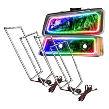 Oracle Square ColorSHIFT Halo Lights Kit For Chevrolet Silverado 2003-2006