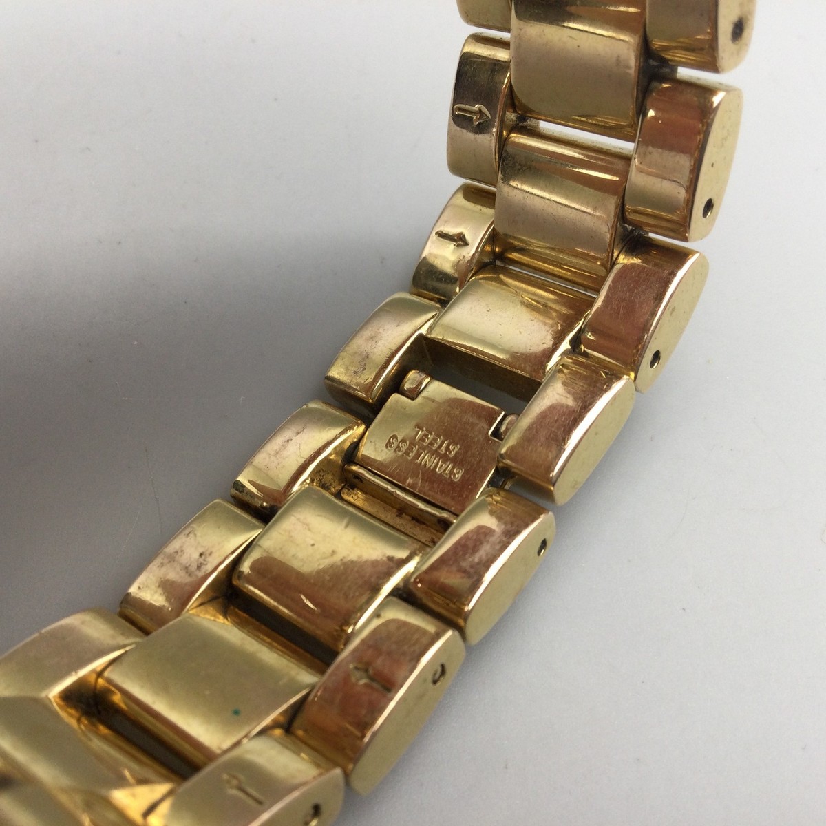 Vintage DKNY Watch Womens Rectangular Stainless Steel Gold  display picture 1