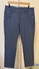 Travis Mathew Open To Close Pants Mens 36x32 Blue Casual Golf 5 Pocket NEW 129