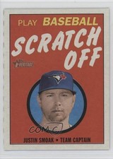 2019 Topps Heritage 1970 Topps Scratch Off Justin Smoak #4 f2v