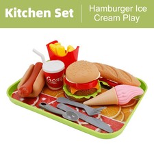 Hamburger Glace Jeu Simulation Nourriture Jouets Cuisine Ensemble Jouets Enfants