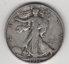 1937 P WALKING LIBERTY HALF DOLLAR 90% SILVER PHILADELPHIA .50¢ UNITED STATES