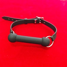 Bone Gag Oral Open Mouth Full Silicone Restraint BDSM Harness Couples Roleplay