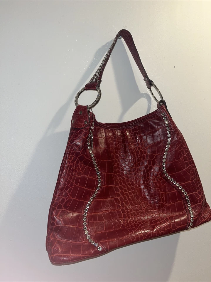 monedero raviani cuero rojo Foto 2 de 4