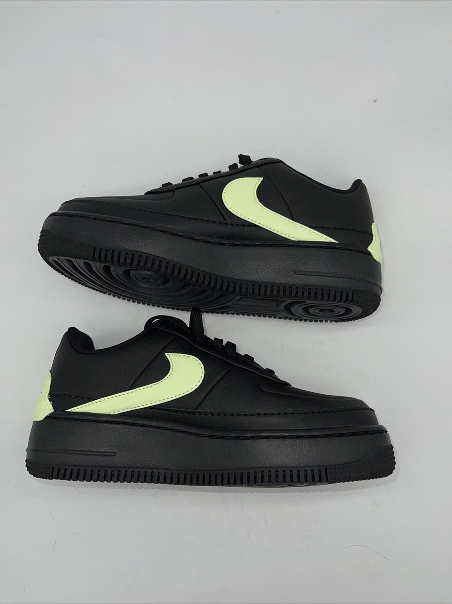 Nike Air Force 1 Jester XX Black Barely Volt CN0139-001 Women Size