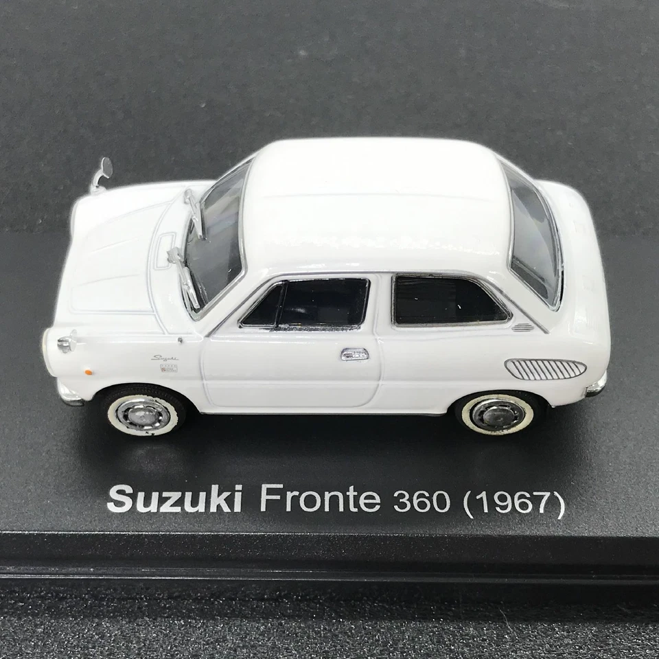 Mini Coche Suzuki Fronte 360 1967 Blanco Escala 1/43 Caja Pantalla Diecast Vol 48 Foto 4 de 4