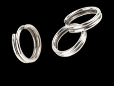 100Pcs 4-10mm Metal Round Split Rings Small Double Ring for Jewelry Making