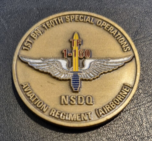 Challange Coin Special Operations Aviation Regiment Airborne NSDQ Night Stalkers - Bild 1 von 2