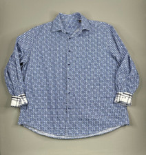 Tasso Elba Button Down Shirt Mens XL 17-17 1/2 Contrast Cuff