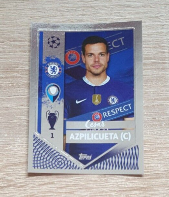Topps CL 2022 2023 Cesar Azpilicueta 136 Chelsea Champions League Foil Sticker
