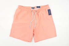 CLUB ROOM QUICK DRY PINK SALMON LARGE SWIM SURF TRUNKS SHORTS MENS NWT NEW