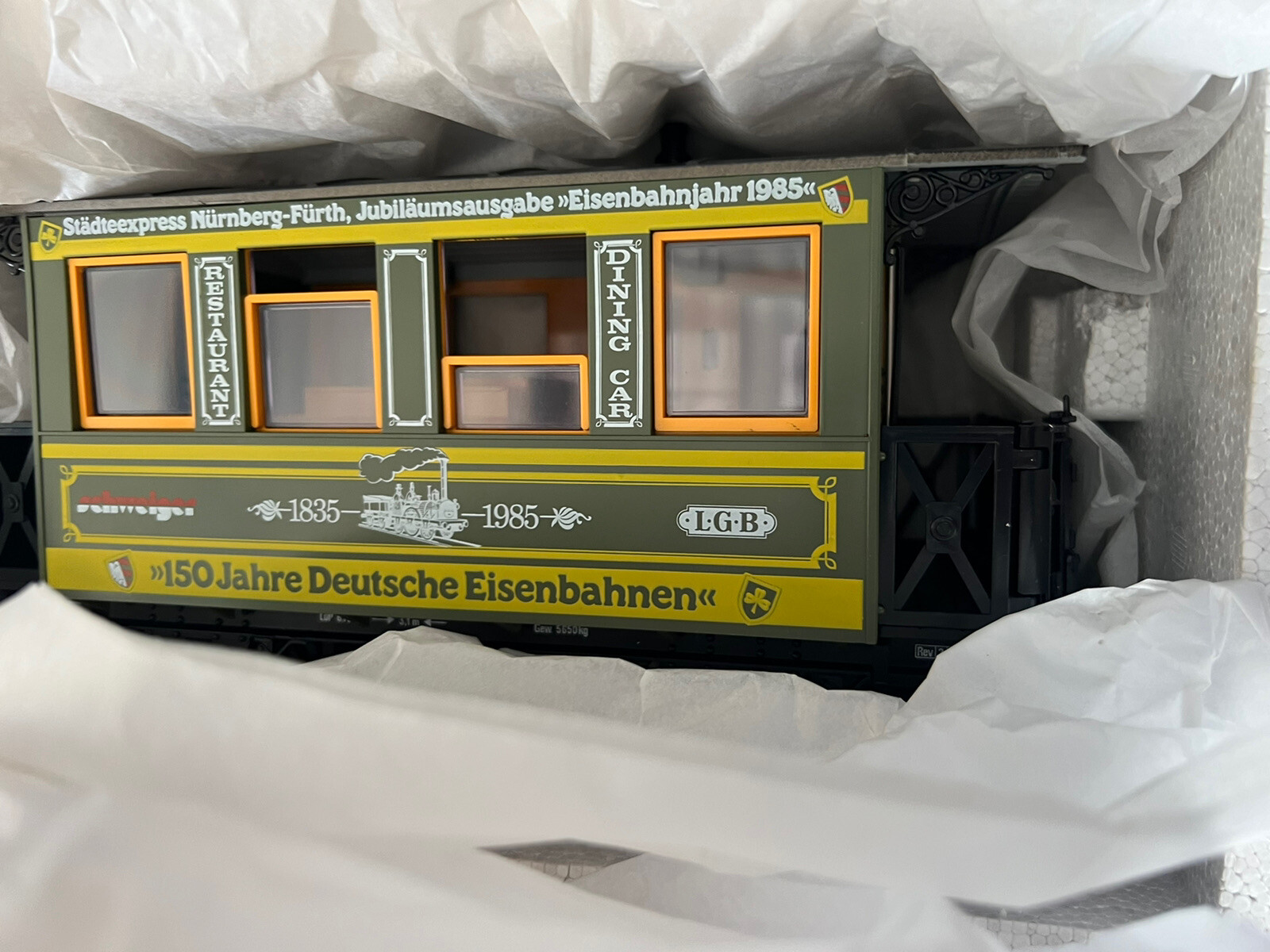 LGB German Train Set 20533 GREEN SCHWEIGER SET w/ Box (track not included) eBay