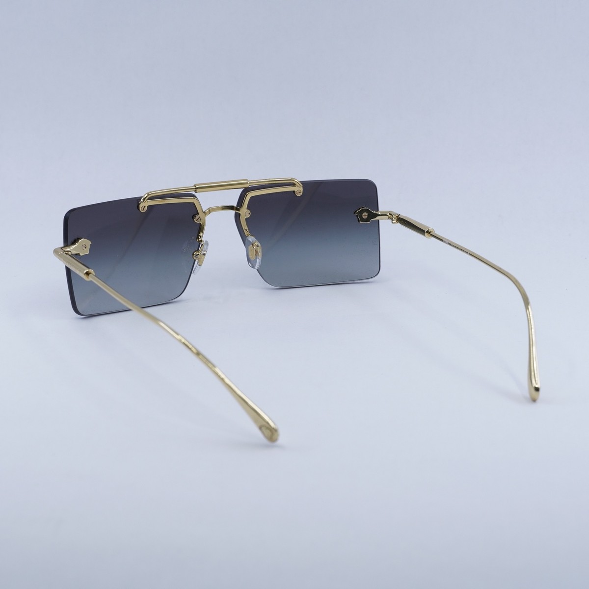 Versace VE2245 100273 Sunglasses Gold Rectangle Frame, Brown Gradient Lenses 0VE2245__100280__P21__noshad__  main image 4