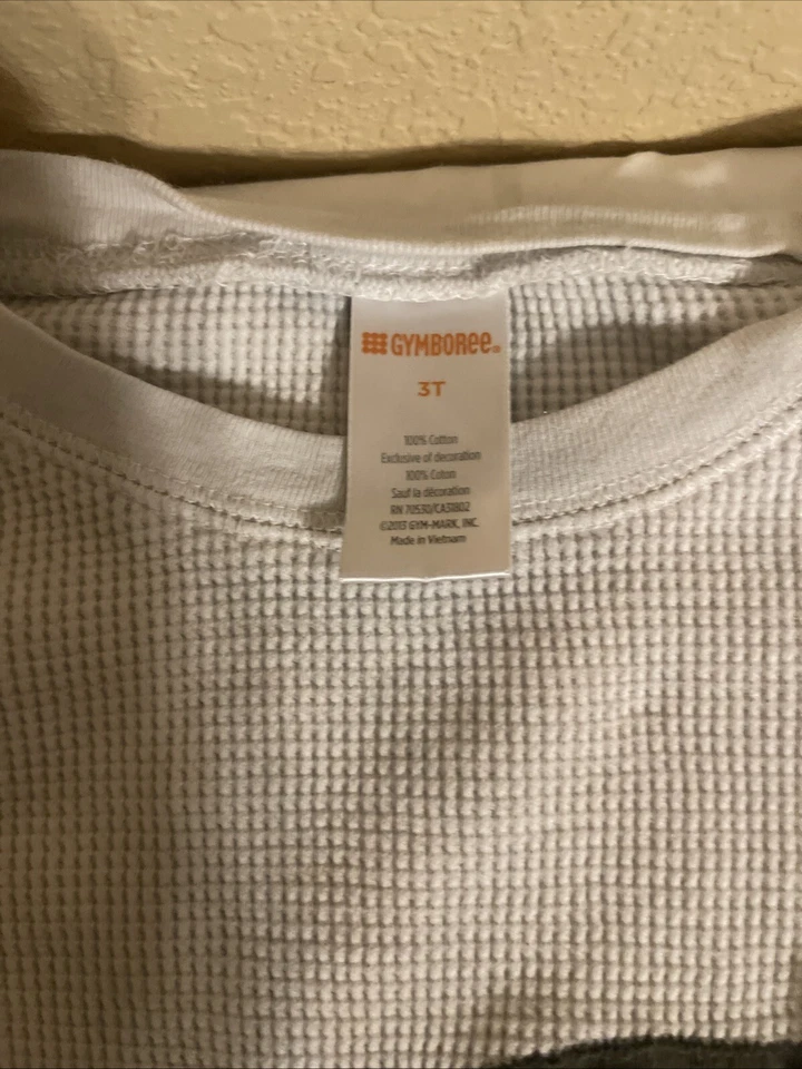 Gymboree Boys 3T  Dinosaur Sweatshirt Beige With Pants H&M Size 3/4 Lots Of 2 - Image 3 of 4