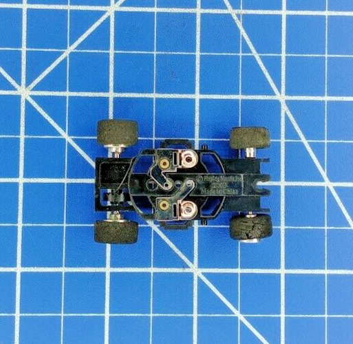 Johnny Lightning T-Jet HO Scale Slot Car Gray Chassis
