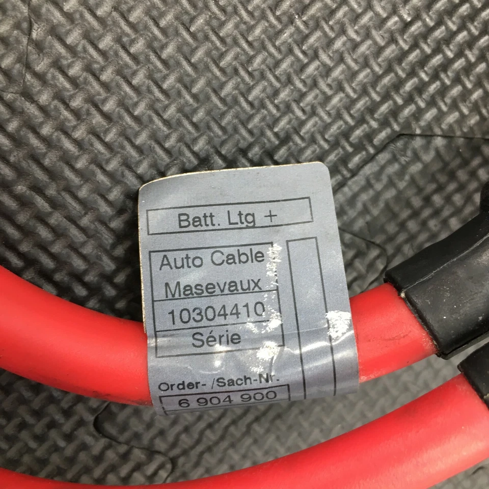 02-08 BMW 750i E65 batería de carga más cable terminal de plomo positivo OEM Foto 4 de 4