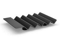 Zack Edelstahl Seifenschale Opeta Seifenablage Seifenhalter Schwarz 40562