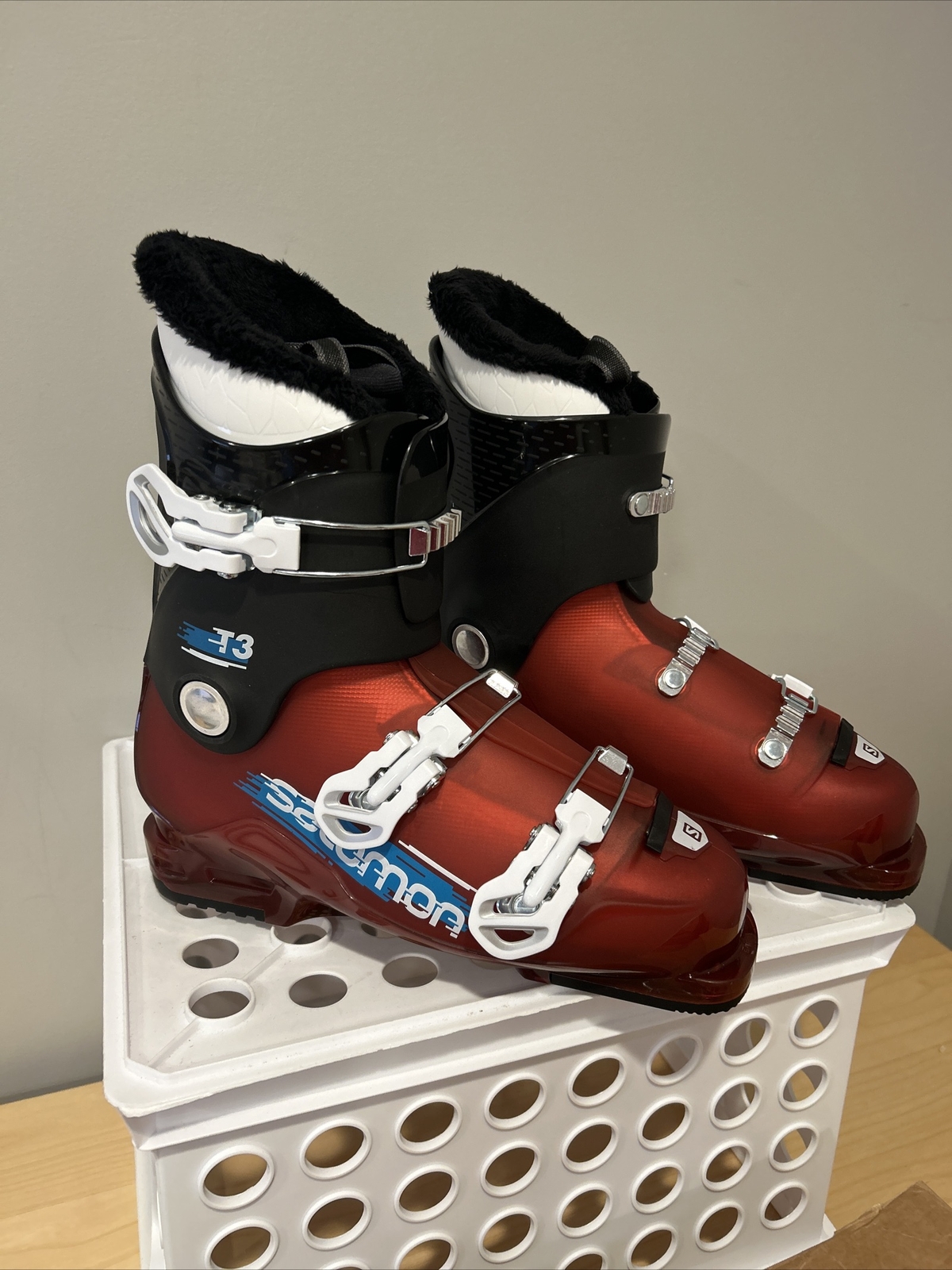 Stivali da sci Salomon Youth T3 RT MP taglia 26 26 5 nuovi #897