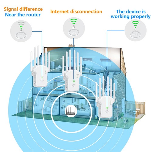 5G 2,4G Wifi Range Extender Internet Router Wlan Repeater-Verstärker 1200Mbit/s - Bild 12 von 18
