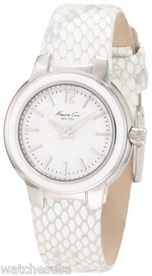 Kenneth Cole New York Men's KC2700 Classic White Analog Dial Enamel Bezel Watch