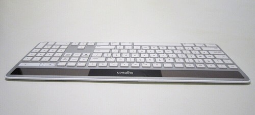 Logitech K750 Wireless Solar Powered Keyboard for Mac with USB Receiver White - Picture 2 of 8
