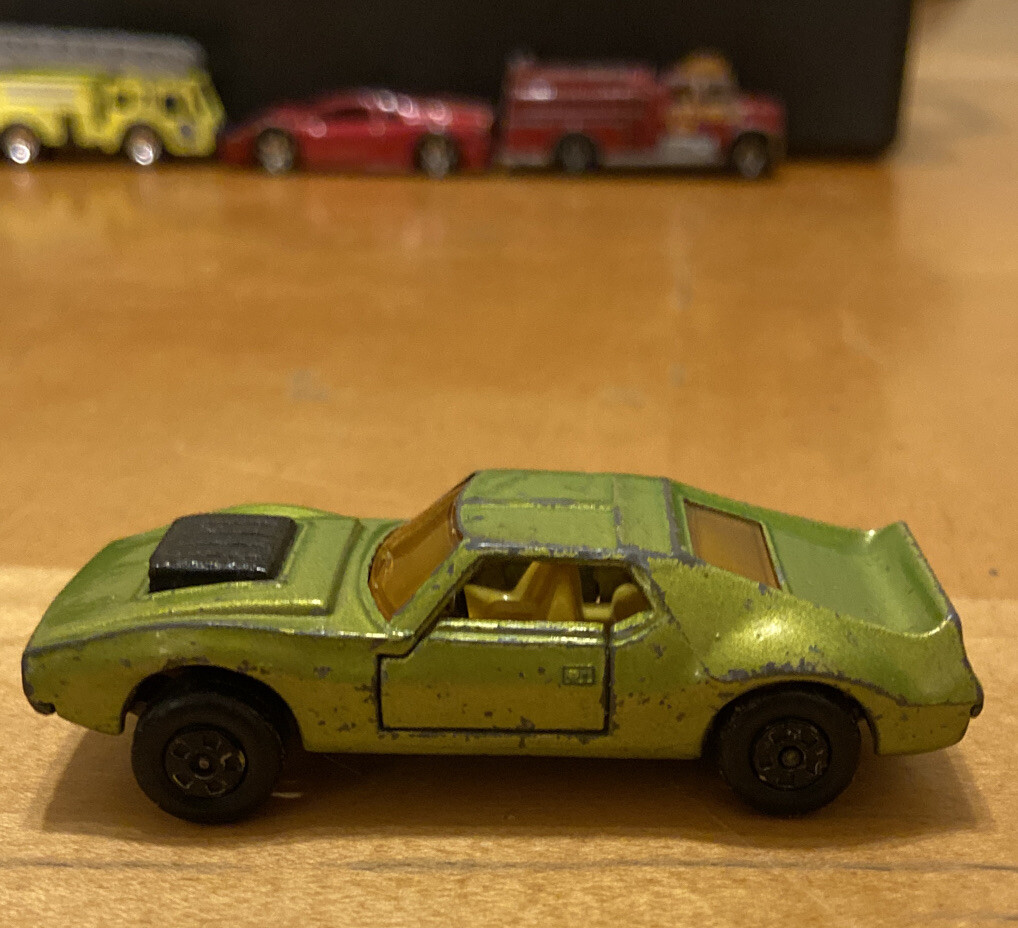 Vintage 1972 Matchbox Superfast No 9 AMX Javelin Green Rare