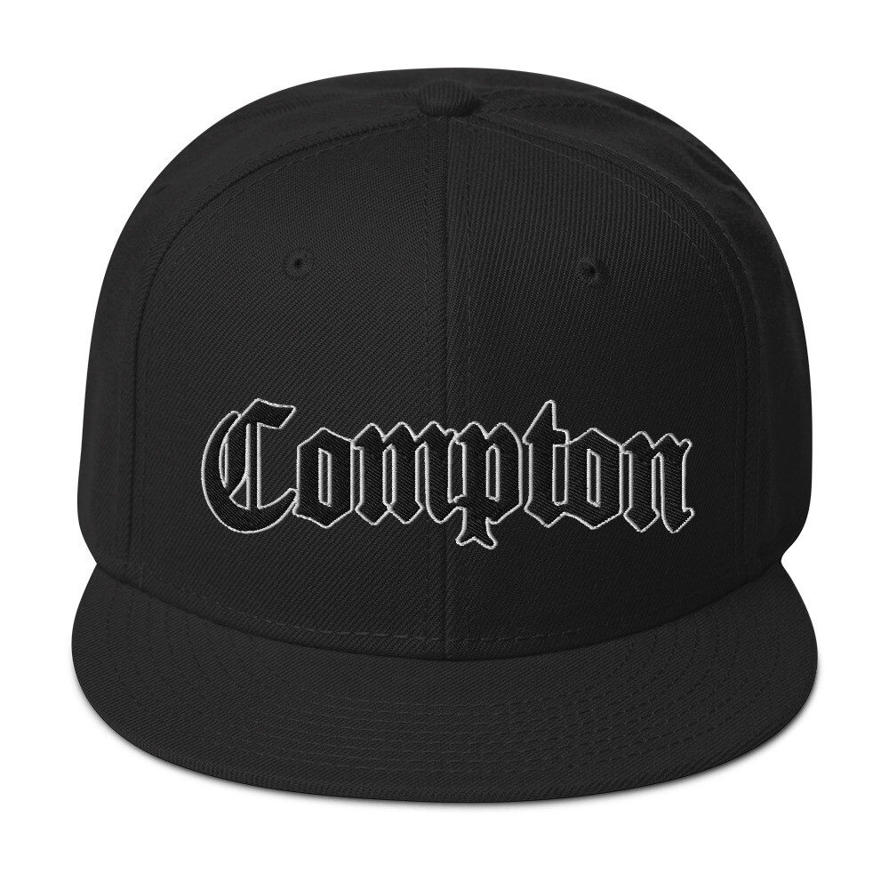 Compton Snapback Hat West Coast Rap Hiphop California Los