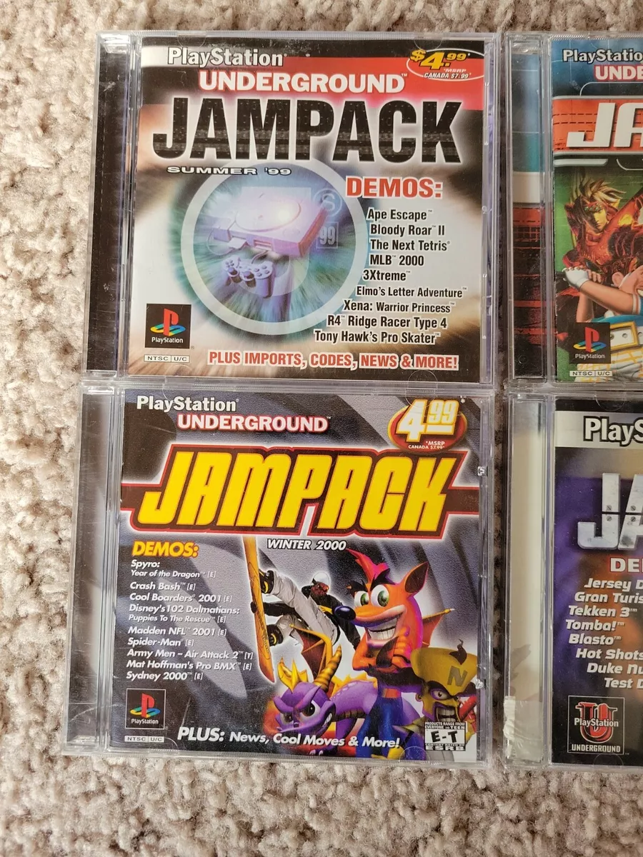 PlayStation Underground Jampack: Winter 2001 (Sony PlayStation 2, 2001)  711719716327