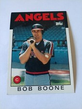 1986 Topps Baseball Card #62 Bob Boone