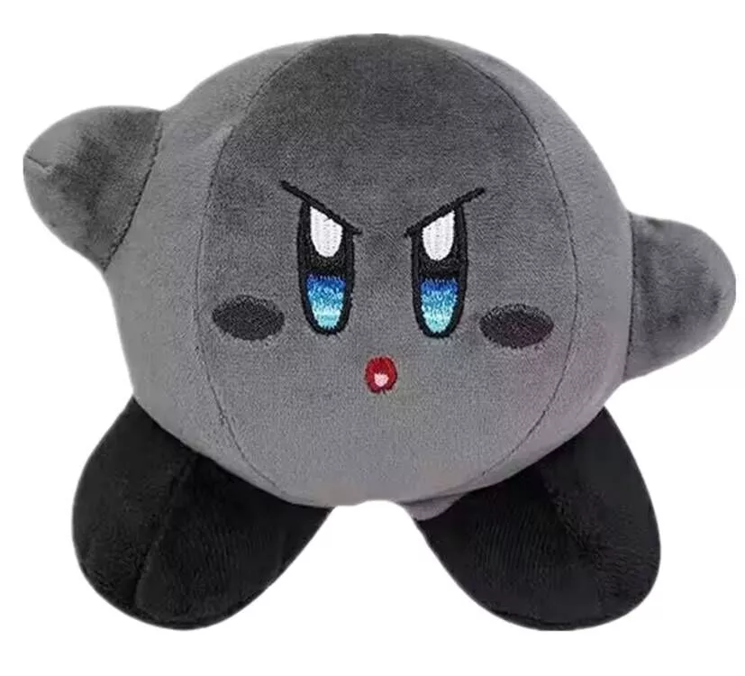 6 Gray Kirby Plush Doll Game Anime Peripheral Stuffed Plush Toy Birthday  Gift