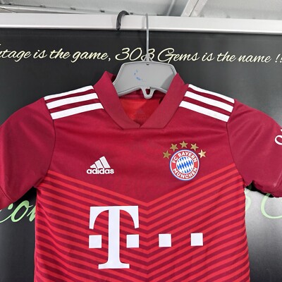 Authentic adidas FC Bayern Munich #05 Soren KIDS YOUTH Home Soccer