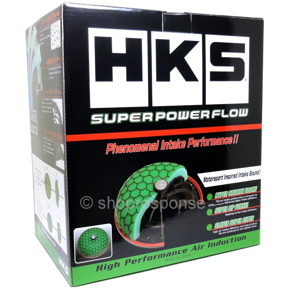 Filtro de admisión de aire HKS Super Power Flow para Nissan 180SX 240SX Silvia S13 SR20DET Foto 4 de 4
