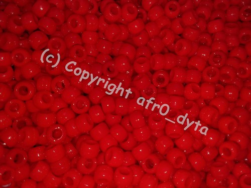 100 Pony Beads Many Colours 9x6mm Barrel Shape For Jewellery Making 🎀 SALE 🎀 - Picture 18 of 69