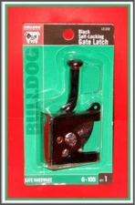 Bulldog Hardware Self Locking Gate Latch-Black FREE SHIPPING