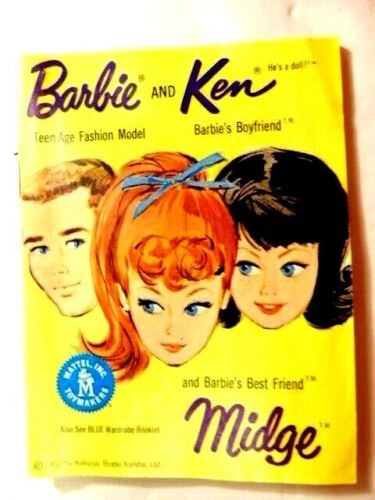 vintage 1962 Barbie and Ken and Midge doll fashion catalog (Mattel ...