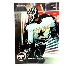 Roman Turek 1997-98 Donruss Silver Press Proof Parallel #64 NHL Dallas Stars