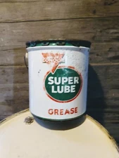 Vintage 1962 Conoco 5 Gal. Grease  Can
