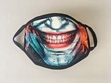 Joker 3D Printed Face Mask/Cover USA SELLER Get Yours NOW. Free Returns