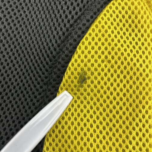XElement Motorcycle Jacket Padded Mesh Moto Racing Mens LARGE Black Yellow - Picture 8 of 8