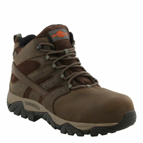 Merrell Men's J10627 Vertex Mid Waterproof Composite Toe Safety Boots-Clearance - Foto 1 di 4