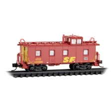 N  MICRO TRAINS 100 00 620 ATSF Atch Topeka & SF  36' Riveted Steel  Caboose