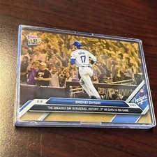 SHOHEI OHTANI - 9-19-24 3 HR GAME GOLD BONUS CARD Topps Now Road To Opening Day