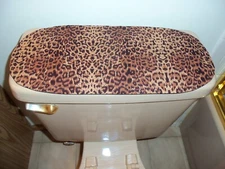 New Leopard/Cheetah Print Pattern--Sm Table Runner--Toilet Tank Topper--Shelf