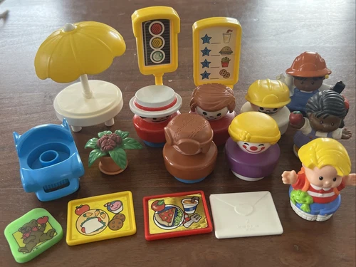 Vintage Fisher Price Little People Chunky Figures & Accessory Mixed Lot