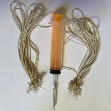 Ronco Showtime Rotisserie Flavor Injector Orange and Ties  Unused