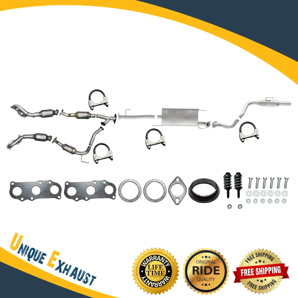 Sistema de escape completo para 03 2004 2005 2006 2007 2008 2009 Toyota 4Runner 4,0 L Foto 4 de 4