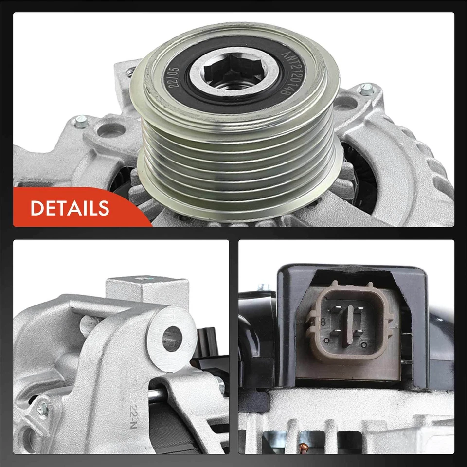 Generatore alternatore 100A per Toyota Avensis Auris Lexus IS II LFA 2.0-4.8L - Immagine 2 di 4